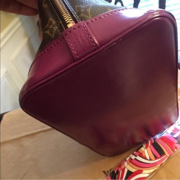 Authentic Louis Vuitton Alma Custom Violet - Picture 4 of 10